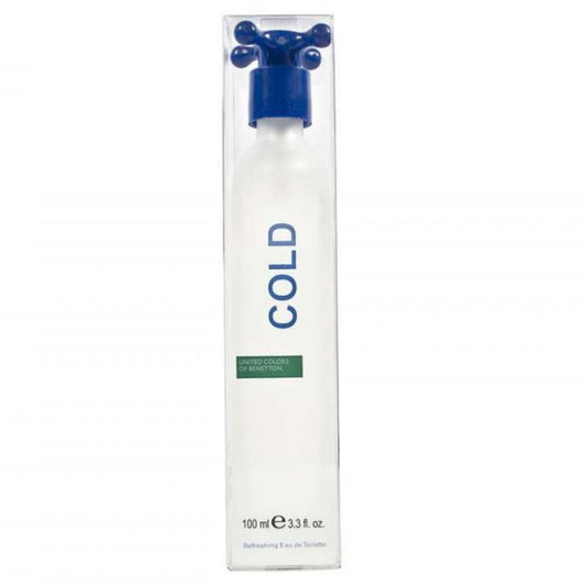Cold Benetton 3.3oz Men EDT Spray