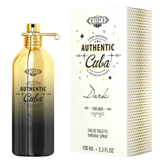 Cuba Authentic Dark 3.3oz Men EDT