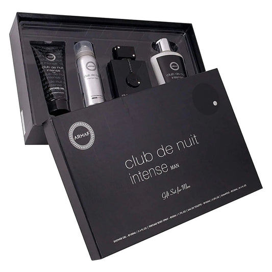 Armaf Club De Nuit Intense 4-Piece Set 3.6oz Men EDT Spray