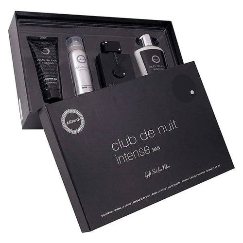 Armaf Club De Nuit Intense 4-Piece Set 3.6oz Men EDT Spray
