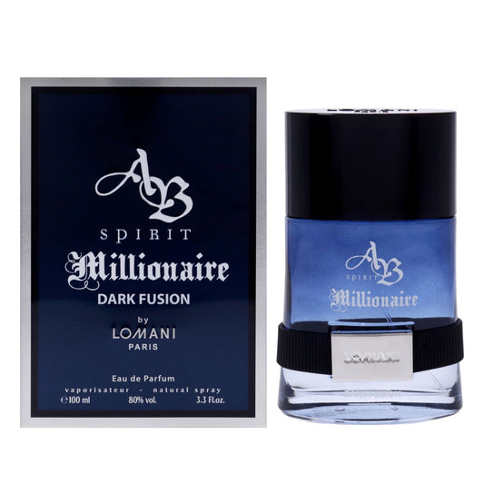 Lomani AB Spirit Millionaire Dark Fusion 3.3oz Men EDP Spray