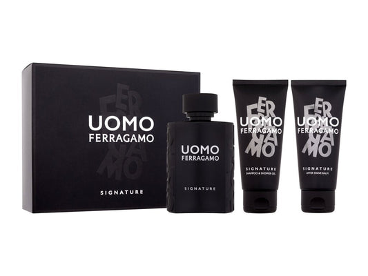 Salvatore Ferragamo Uomo Signature 3-Piece Set 3.4oz Men EDP Spray