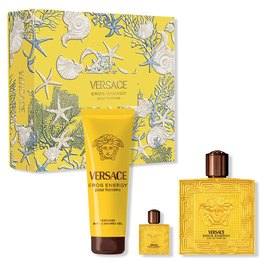 Versace Eros Energy 3-Piece Set 3.4oz EDP Spray