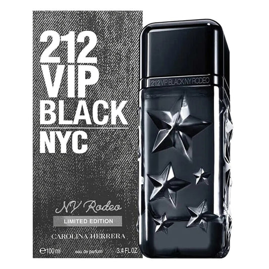 Carolina Herrera 212 VIP Black NY Rodeo 3.4oz Men EDP Spray