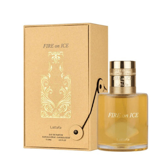 Lattafa Fire On Ice 3.4oz Unisex EDP Spray