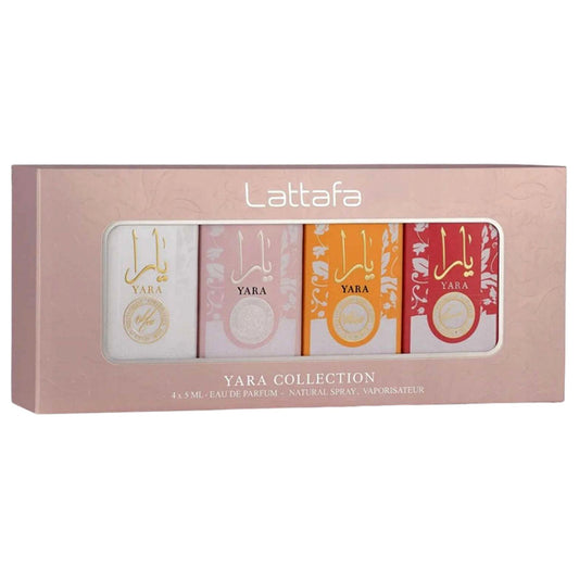 Lattafa Yara Mini Collection 4x 0.16oz Women EDP Splash