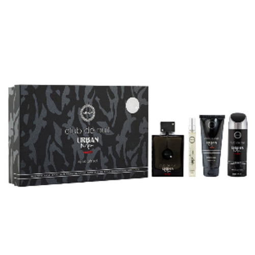 Armaf Club De Nuit Urban Elixir 4-Piece Set 3.6oz Men EDP Spray
