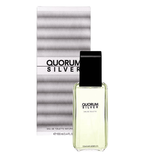 Quorum Silver 3.4oz Men EDT Spray