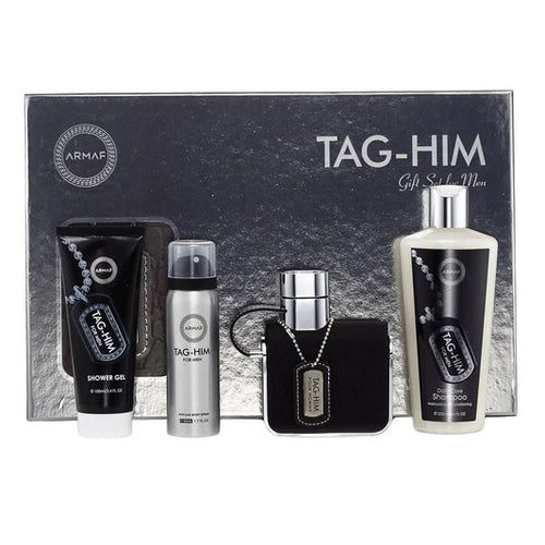 Armaf Tag Him 4-Piece Set 3.4oz Men EDP Spray