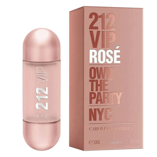 212 Vip Rose Hair Mist By Carolina Herrera For Women 1.0oz EDP Spray