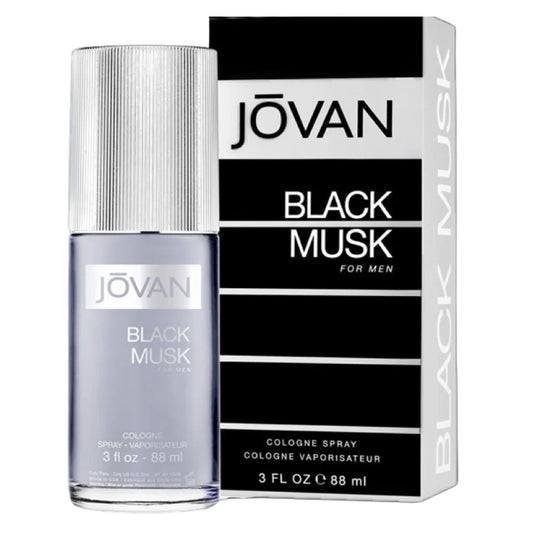 Jovan Musk Black 3.0oz Men EDC Spray