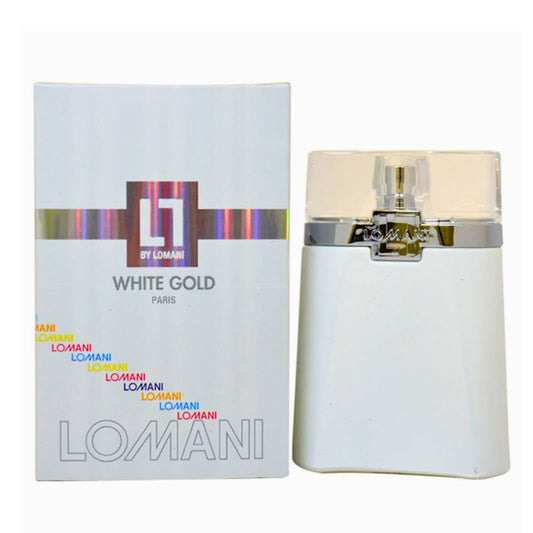 Lomani White Gold 3.3oz Men EDT Spray