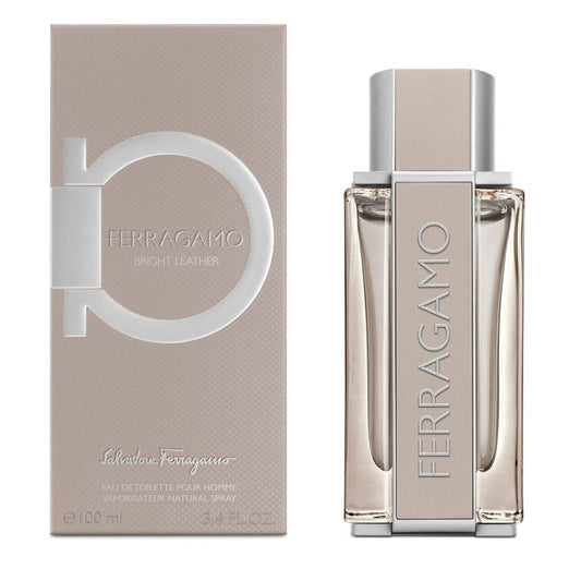Salvatore Ferragamo Bright Leather 3.4oz Men EDT Spray
