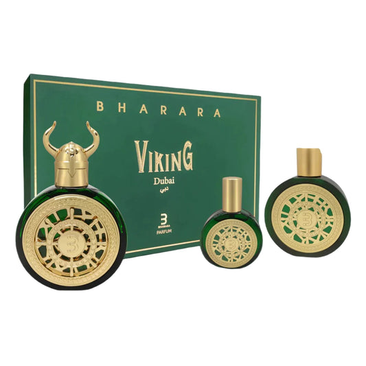 Bharara Viking Dubai 3-Piece Set 3.4oz Unisex EDC Spray