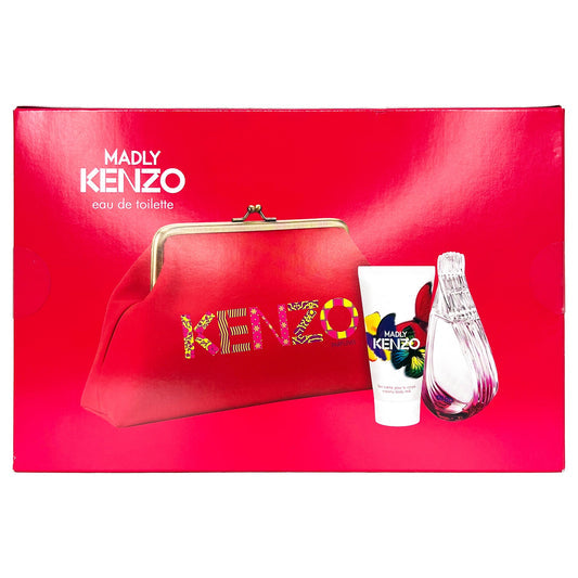 Kenzo Madly 3-Piece Set 1.7oz Women EDT Spray