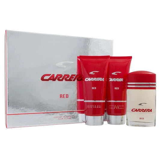 Carrera Red 3-Piece Set 3.4oz Men EDT Spray