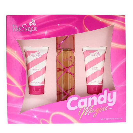 Pink Sugar 3-Piece Set 3.4oz Women EDT Spray