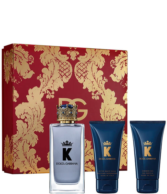 Dolce & Gabbana (K) 3-Piece Set 3.4oz Men EDT Spray