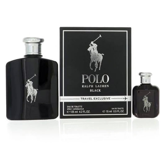 Ralph Lauren Polo Black 2-Piece Set 4.2oz Men EDT Spray