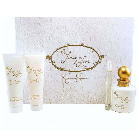 Jessica Simpson Fancy Love 4-Piece Set 3.4oz Women EDP Spray