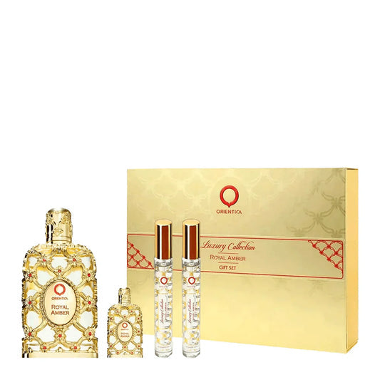 Orientica Royal Amber 4-Piece Set 2.8oz Women EDP Spray