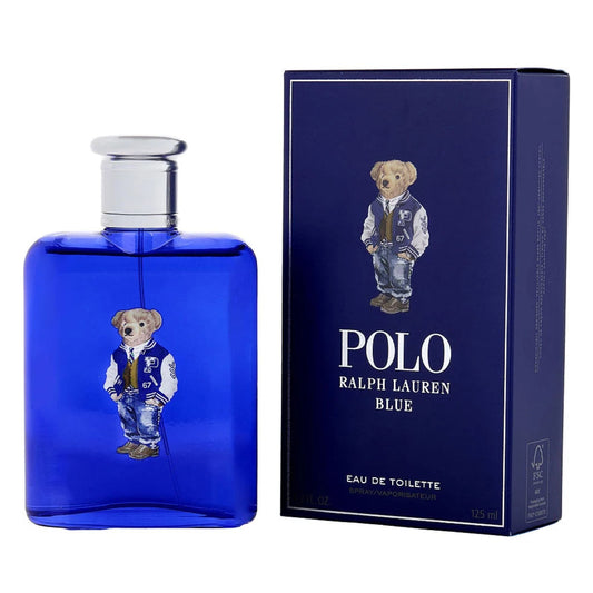Ralph Lauren Polo Blue Holiday Bear 4.2oz Men EDT Spray