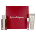 Salvatore Ferragamo Bright Leather 3-Piece Set 3.4oz Men EDT Spray