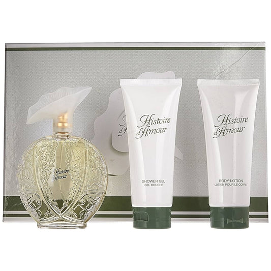 Histoire D'amour 3-Piece Set 3.4oz Women EDT Spray