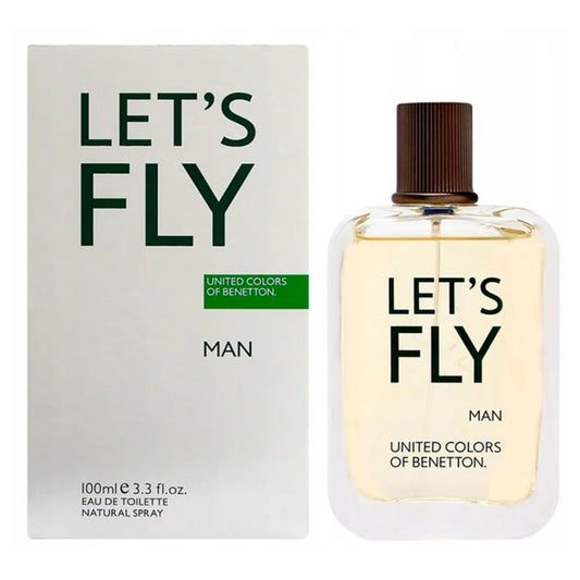 Benetton Let's Fly 3.3oz Men EDT Spray