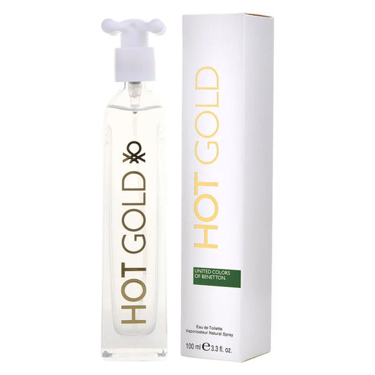 Hot Gold Benetton 3.3oz Women EDT Spray