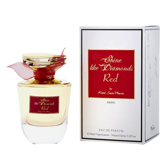 Kristel Saint Martin Shine Like Diamonds Red 3.3oz Women EDP Spray