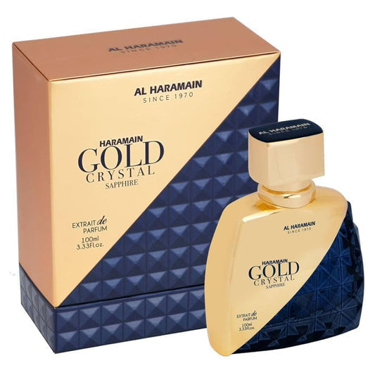 Al Haramain Gold Crystal Sapphire 3.3oz Unisex EDP Spray