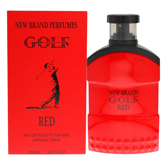 New Brand Golf Red 3.3oz Men EDT Spray