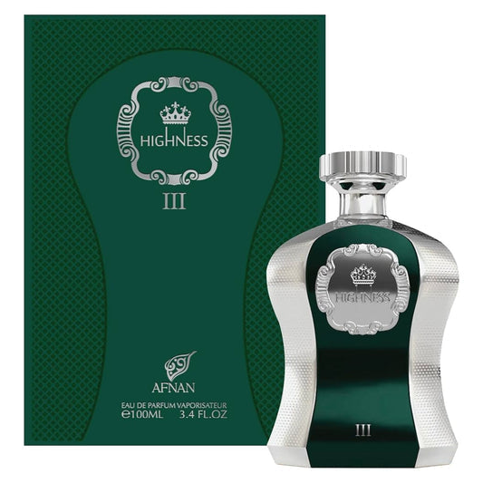 Afnan Highness III Green 3.4oz Men EDP Spray