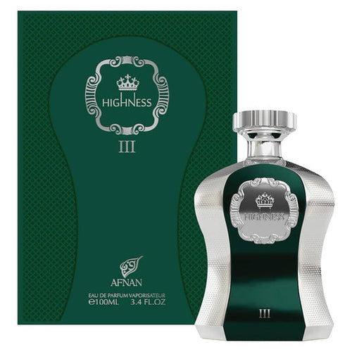 Afnan Highness III Green 3.4oz Men EDP Spray