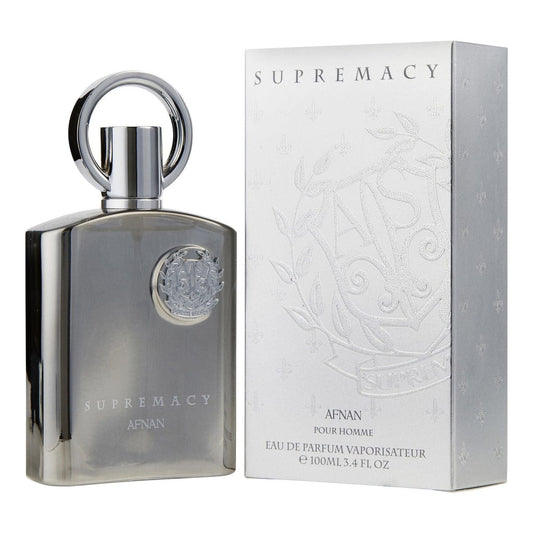 Afnan Supremacy Silver 3.4oz Men EDP Spray