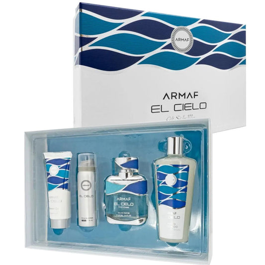 El Cielo 4-Piece Set 3.4oz Men EDP Spray