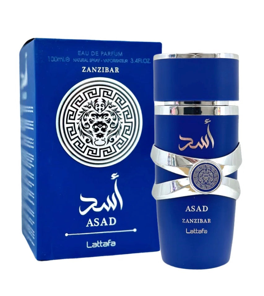 Asad Zanzibar 3.4 oz EDP for Men