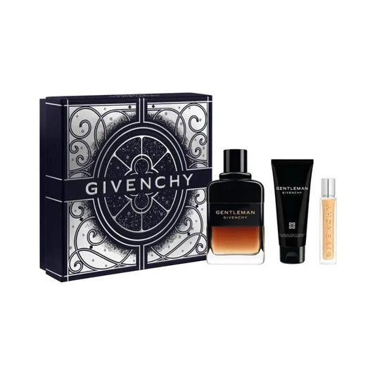 Gentlemen Reserve Set By Givenchy 3pc 3.3oz M EDP Spray