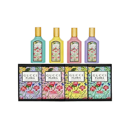 Gucci Flora Mini Set By Gucci 4x 0.16oz W EDP Spray