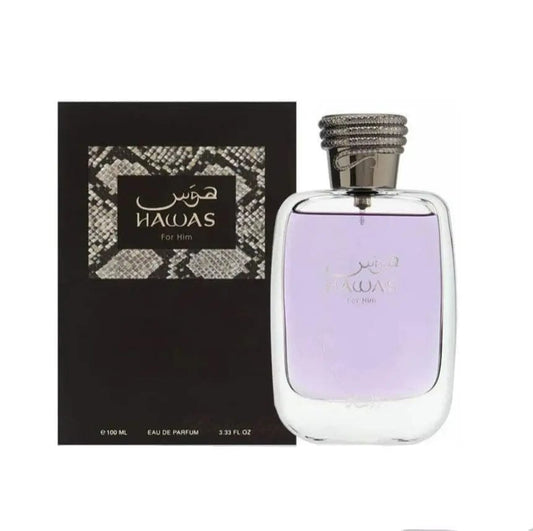 Hawas By Rasasi For Men's 3.4 oz Eau De Parfum Spray
