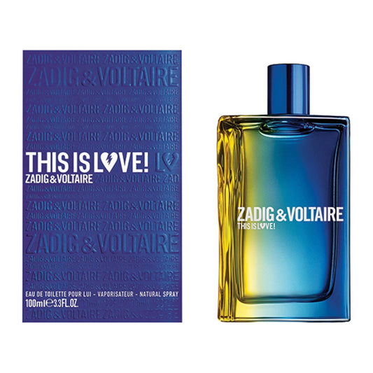 Zadig & Voltaire This Is Love 3.3oz Men EDT Spray