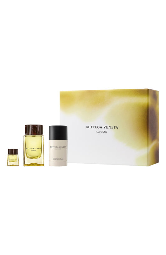 Bottega Illusione 3-Piece Set 3.0oz Men EDT Spray