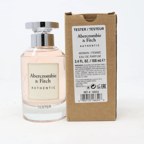 Abercrombie & Fitch Authentic 3.4oz Women EDP Spray Tester