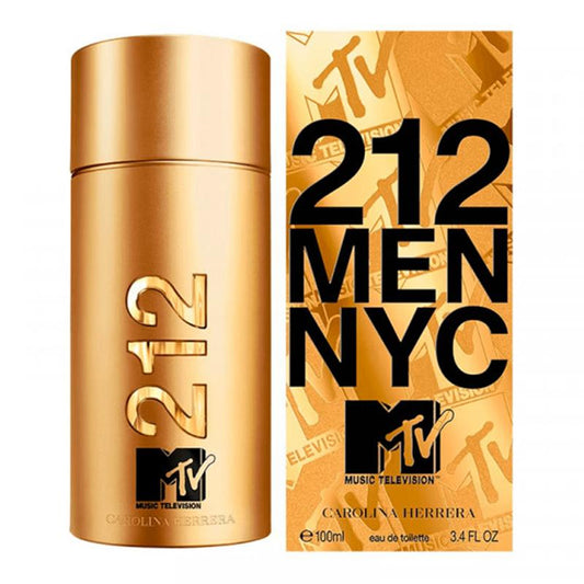 Carolina Herrera 212 Mtv 3.4oz Men EDT Spray