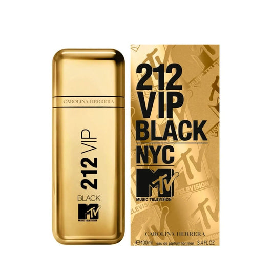 Carolina Herrera 212 VIP Black MTV 3.4oz Men EDP Spray