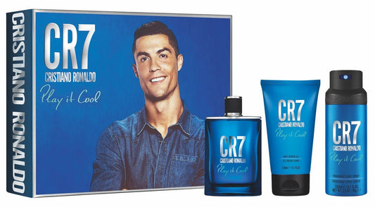 Cristiano Play Cool 3-Piece Set 3.4oz Men EDT Spray