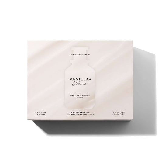 Michael Malul Vanilla+Creme 3-Piece Set 3.4oz Women EDP Spray