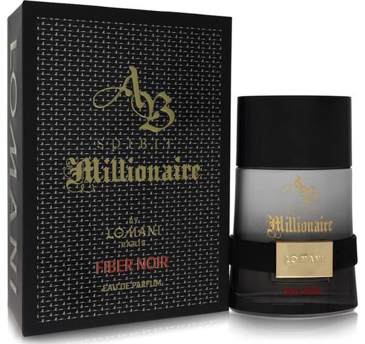 Lomani AB Spirit Millionaire Fiber Noir 3.3oz Men EDP Spray