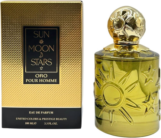United Colors Sun Moon Star Oro 3.3oz Men EDP Spray